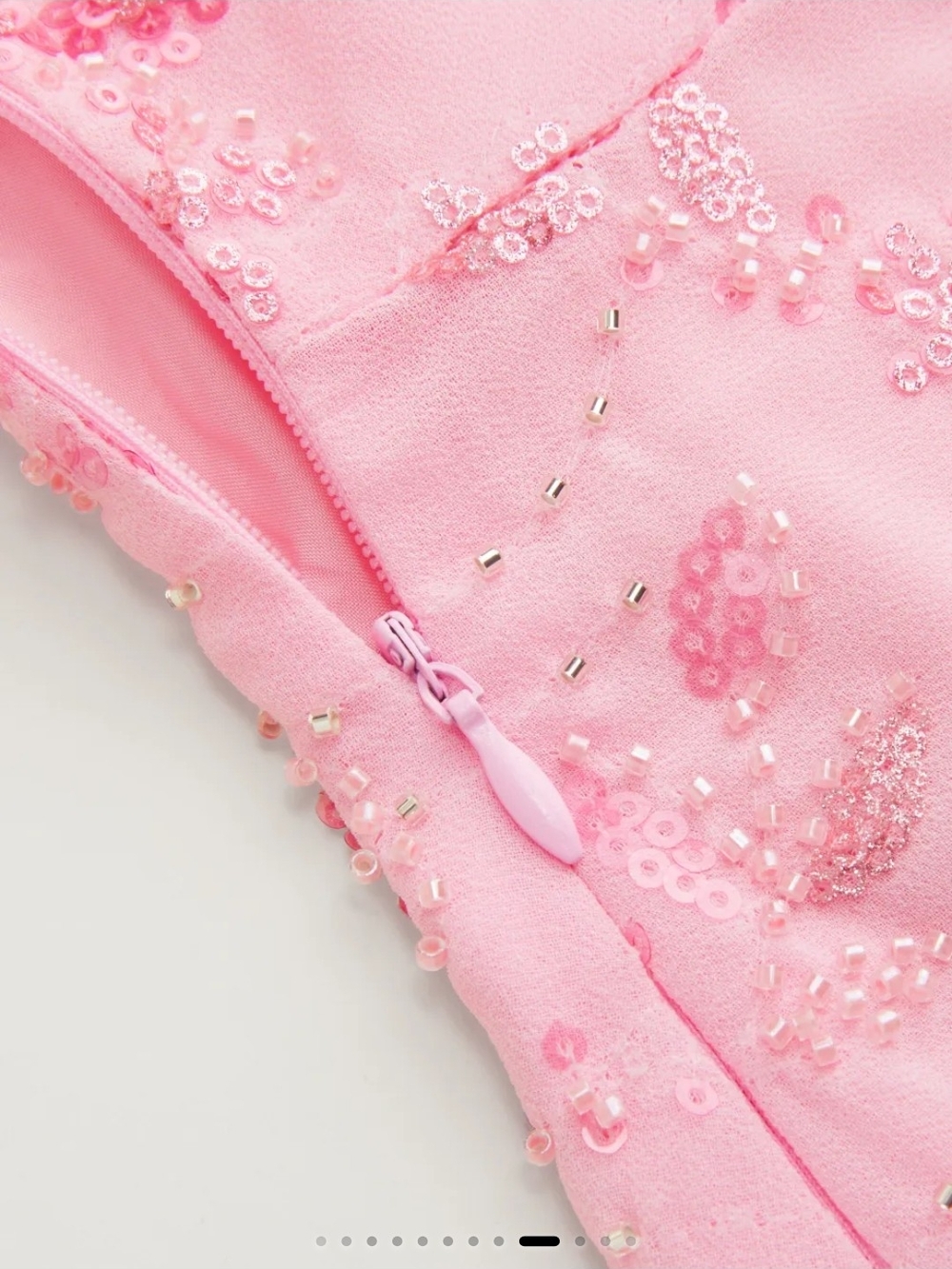 Cider Pink One-Shoulder Floral Mini Dress - Picture 4 of 4